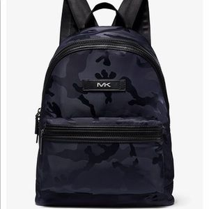 MICHAEL KORS Camouflage Nylon Jacquard Backpack